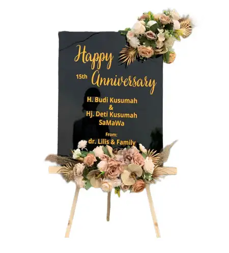 Papan Bunga Akrilik Dasan Cermen